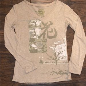 Eco Yoga Long Sleeve Shirt Organic Cotton Blend